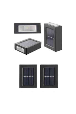 Sptmgldı Solar Güneş Enerjili Çift Taraflı Duvar Lambası Çift Taraflı Duvar Lamba Güneş Enerjili