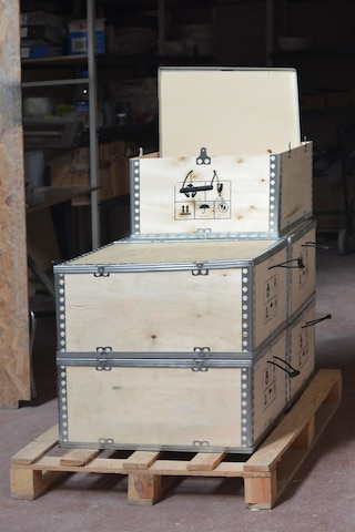 Ahşap Sandık İhracat Sandığı 75 X 62 X 36 Cm