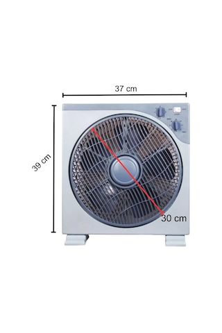 Maestro USBF-802 12" 30 CM 45 W Kutu Vantilatör