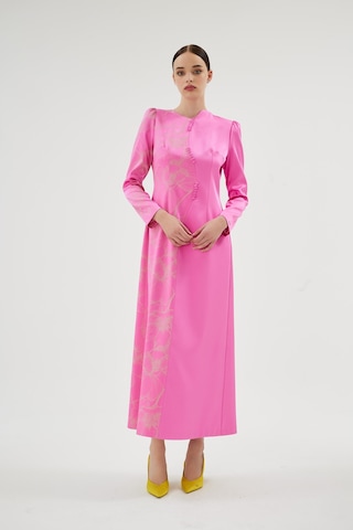 Senna Tırena Elbise Pembe Pembe