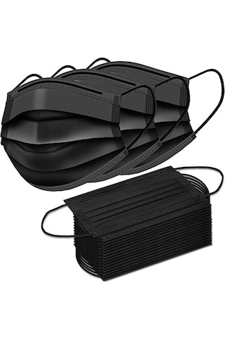 3 Katmanlı Tek Kullanımlık Lastikli Maske 10 Paket