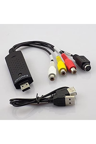 EasyCAP RCA S-Video USB 2.0 DVR Kamera Uydu Dron Kayıt Video Card