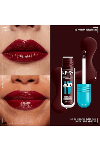 Nyx Lıp I.v. Vitamin İçeren Parlatıcı + Tint - 15 Water 'bout Win 15