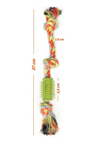 Nunbell Diş Kaşıma Düğümlü Diş İpi Köpek Oyuncağı 37 CM