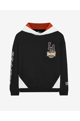 Skechers B Lw Fleece Hoodie Sweatshirt Büyük Erkek Çocuk Siyah Eşofman Altı Sk242050-001