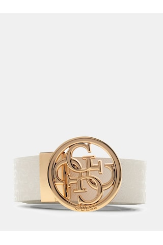 Guess-stacey 4g Logo Belt-kemer-bw9319p6135 Beyaz