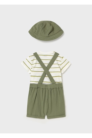 Mayoral Erkek Bebek 3 Parça Şapkalı Set 1649 Çok Renkli