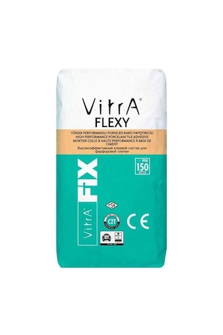 VitrA Fix Flexy Teknik Porselen Karo Yapıştırıcısı 25 kg F17403025