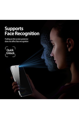 Apple Uyumlu iPhone 16 Pro Max ''ESD ANTI-STATIC'' Gizli Hayalet Cam Ekran Koruyucu