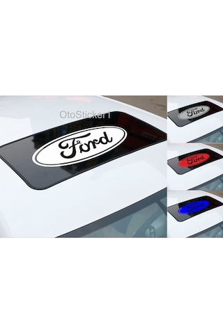Ford İçin Özel Yeni Uyumlu Aksesuar Sunroof Oto Özel Yeni Sticker Siyah