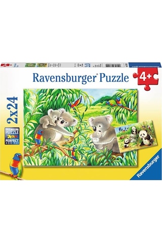 Ravensburger Puzzle 2X24 Parça Koalas Pandas 78202