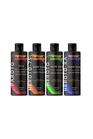 4'lü Pasta Cila Set - 4x250 Ml
