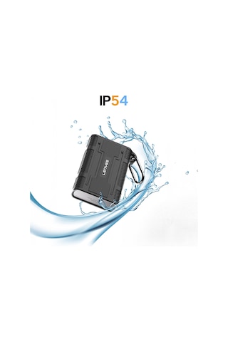 Lenyes Lcr01 Type-c Kablolu Su Geçirmez Çoklu Kart Depolama Ve Okuyucu Kutusu 10 Gbps Siyah