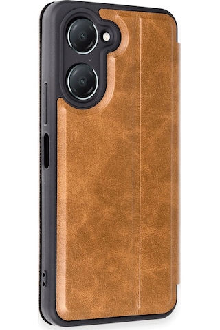 Newface Vivo Y18 Kılıf Flip Cover Semeglbl - 21 - Taba