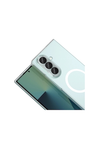 Samsung Uyumlu Galaxy Z Fold 8 Ultra Kılıf Kamera Korumalı M-safe Sert Pc Zore Porto Kapak Şeffaf
