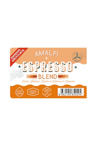 Moliendo Amalfi Espresso Blend Kahve Espresso Öğütülmüş 250 G