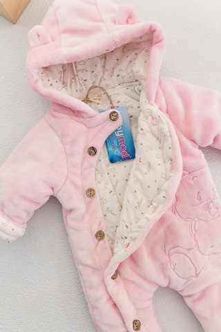 Babymod Babymod Ayıcık Figürlü Welsoft Peluş Astronot Kız Bebek Tulum Çok Renkli