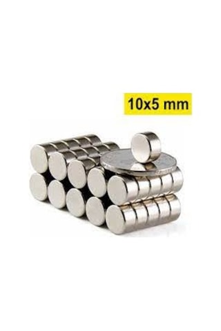 Neodyum Mıknatıs 10x5 Mm 10 Adet