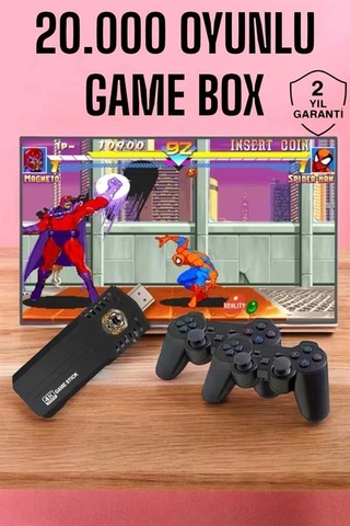 Mey İthalat Game Box 20.000 Oyunlu 8k Ultra Oyun Konsolu