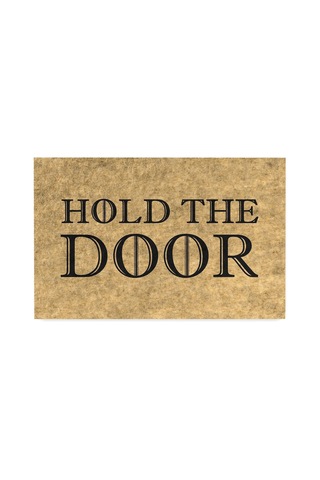 Kapı Önü Paspası - Modern Ve Şık Kapı Paspası Ev, Ofis Ve Dış Mekân Kullanımı İçin Hodor's Mat 45x65 Çok Renkli