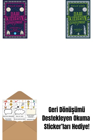 Dahi İkizlerin Serüvenleri - Cengiz Han In Mezar Soyguncuları + Dahi İkizlerin Serüvenleri - Ormanın Gözü + Okuma Sticker'ları