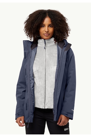 Jack Wolfskin Rotwand 3ın1 Kadın Outdoor Mont-a60333 Koyu Lacivert