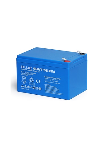 Blue Battery 12 Volt 12 Amper Bakımsız Kuru Akü Ups Aküsü