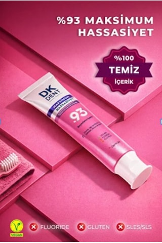 Dkdent %93 Beyazlatıcı Maksimum Hassasiyet Diş Macunu 2x75 Ml Diş Hassasiyeti