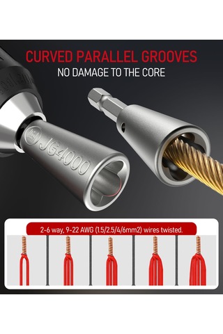 Hangfox Alüminyum Anahtar Zinciri Uzatma Çubuğu 500g Taşıma + Tel Sarma Aracı Seti 2 Adet - Profesyonel Elektrik Ve Tamir İşleri