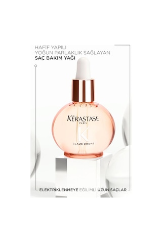 Kerastase Gloss Absolu Elektriklenmeye Eğilimli Saçlar Için Saç Bakım Yağı 45 ML