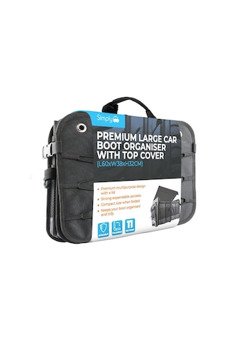 Simply Brands Premium Üst Kapakli Büyük Araba Bagaj Düzenleyici