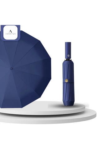 Aventus Umbrella Aventus 12tellı Uv Korumalı Extra Büyük Çaplı Şemsiye Lacivert