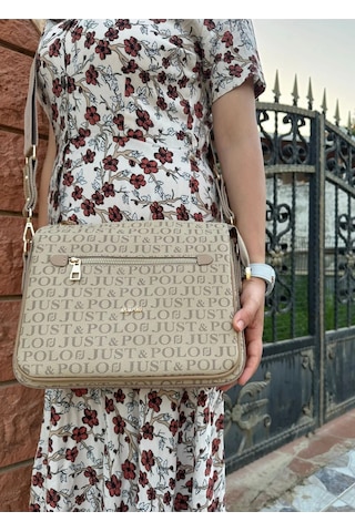 Just Polo Kadın Yeni Sezon El Ve Omuz Çantası 440113mh Vizon Yeni