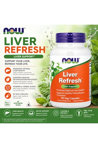 Now Foods Liver Milk Thistle Artichoke Glutathione 90 Veg Capsules