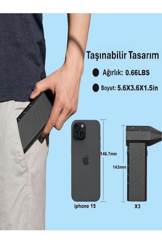 Taşınabilir Kompakt Jet Fan -