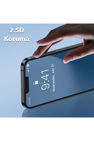 Ally Apple Uyumlu iPhone 13 Pro Max Tempered Kırılmaz Cam Ekran Koruyucu Şeffaf (119756155)