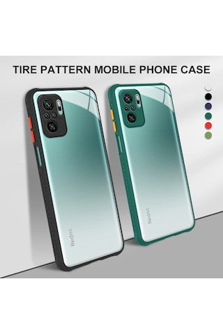 Xiaomi Redmi Note 10 Pro Kilif Lens Korumali Arkasi Seffaf Kapak 473452058