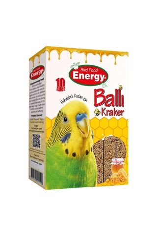 Energy Muhabbet Kuşu Ballı Kraker 3 Paket 30 Adet