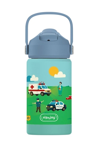 Sipnjoy - Flipsip Çocuk Su Termosu 360 Ml - Rescue Crew
