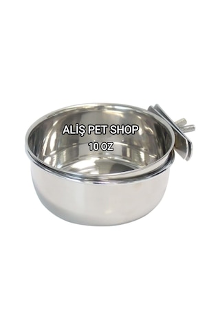 Chicos Cchcp10 Kanca Askılı 10 Oz Metal Yem Kabı Ø 9,5