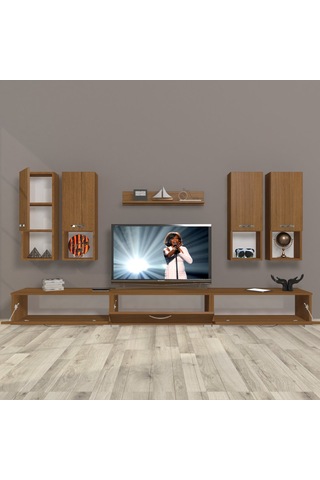 Decoraktiv Eko 8da Mdf Tv Ünitesi Tv Sehpası Ceviz