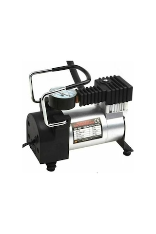 Hava Kompresörü Tek Pistonlu Metal Gövde 12v Araçlar İçin Uyumlu