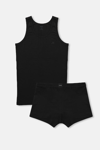 Eros 104 Elestan Erkek Atlet Boxer Takım Kutulu Siyah