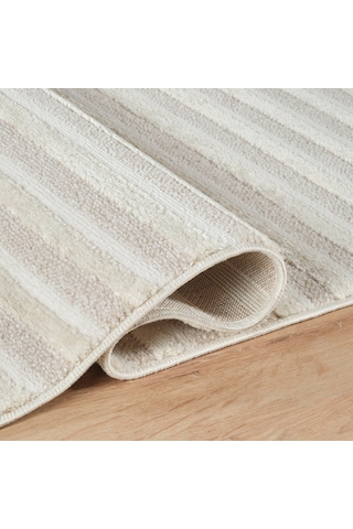 Kaşmir Halı 7/24 Sahara Emma Bej 160x230 CM Salon Mutfak Halısı Kilim