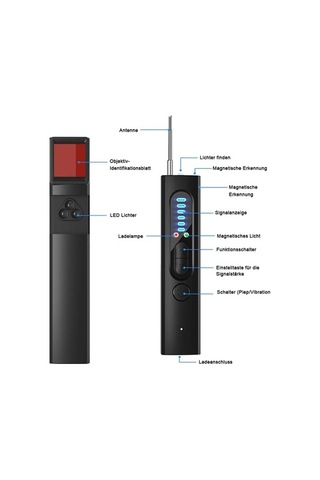 Createtech Qianfan Rf Kablosuz Dedektörü, Hata Tespiti Kablosuz Güç