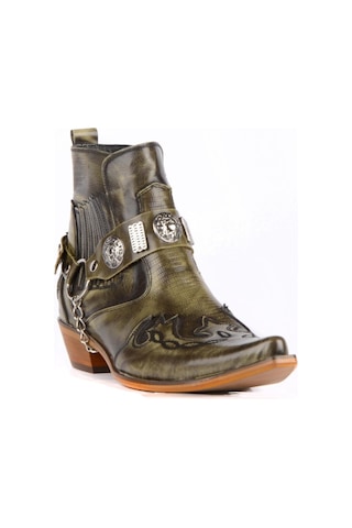Footcourt Oliv Erkek Kovboy Bot (Western) Yeşil