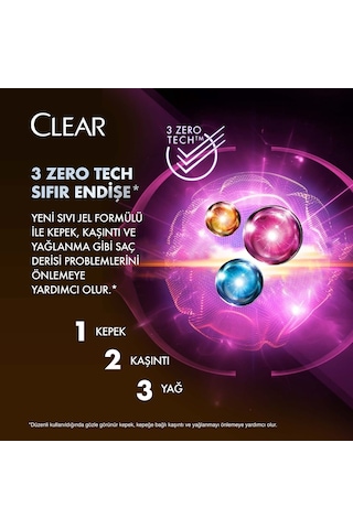 Clear Women Kil Terapisi Kepeğe Karşı Etkili Şampuan 350 ML