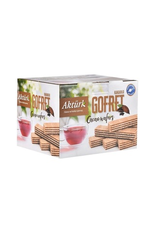 Aktürk Gofret Kakaolu Ve Vanilyalı 800 Gr 2 Li Paket