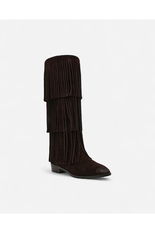 Steve Madden Spur Brown Sued Kadın Kahverengi Çizme Spur