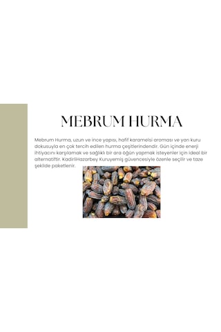 Mebrum Hurma Yeni Sezon 500 G